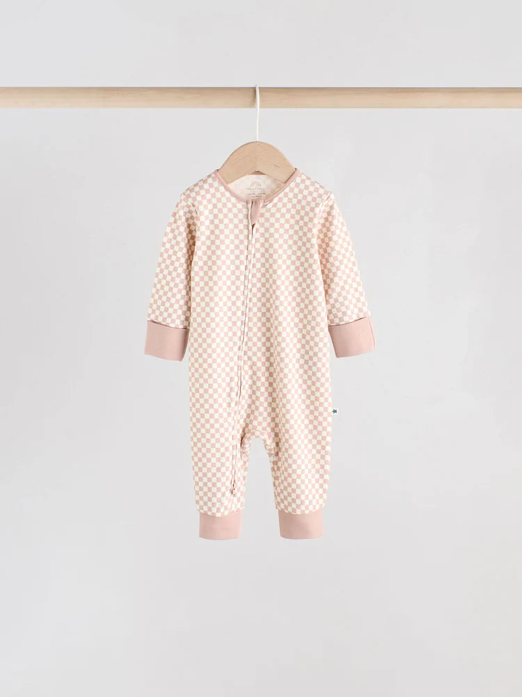 |BabyBoy| Pacote Com 4 Macacões Blue Baby Sem Pés e Com Zíper Bidirecional (0 meses a 3 anos)