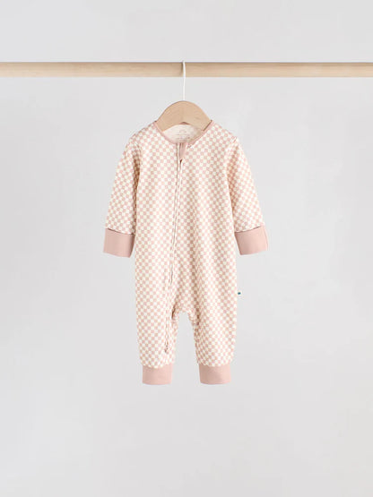 |BabyBoy| Pacote Com 4 Macacões Blue Baby Sem Pés e Com Zíper Bidirecional (0 meses a 3 anos)