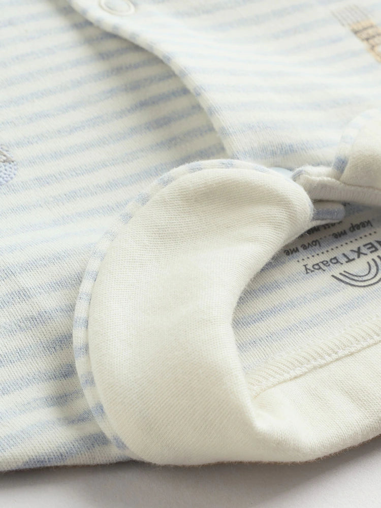 |BabyBoy| Pacote Com 3 Macacões De Dormir Para Bebês Blue London (0 meses a 2 anos)