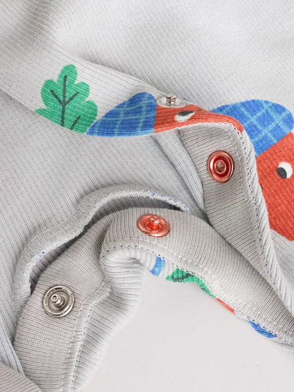 |BabyBoy| Pacote Com 3 Macacões Sem Pés Para Bebês (0 meses a 3 anos)