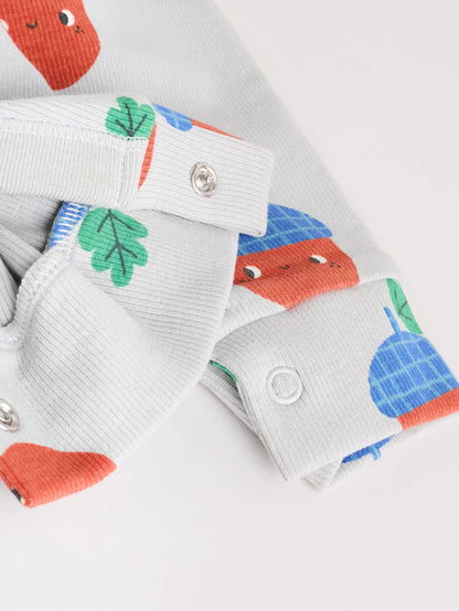 |BabyBoy| Pacote Com 3 Macacões Sem Pés Para Bebês (0 meses a 3 anos)