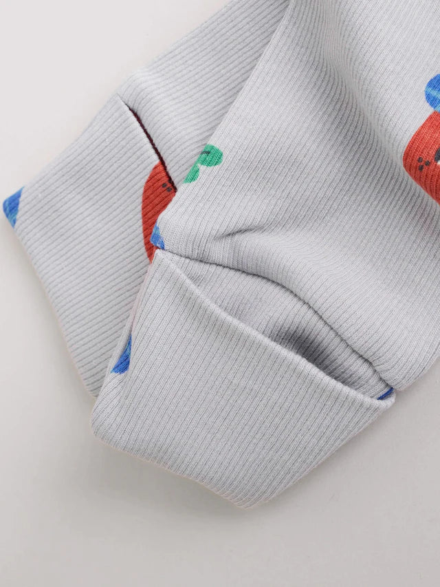 |BabyBoy| Pacote Com 3 Macacões Sem Pés Para Bebês (0 meses a 3 anos)