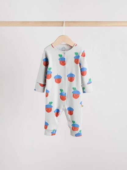 |BabyBoy| Pacote Com 3 Macacões Sem Pés Para Bebês (0 meses a 3 anos)