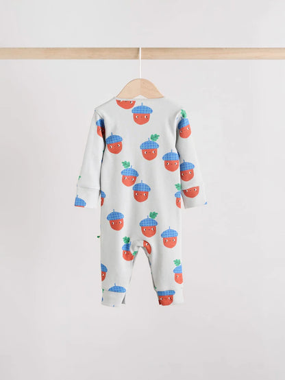 |BabyBoy| Pacote Com 3 Macacões Sem Pés Para Bebês (0 meses a 3 anos)