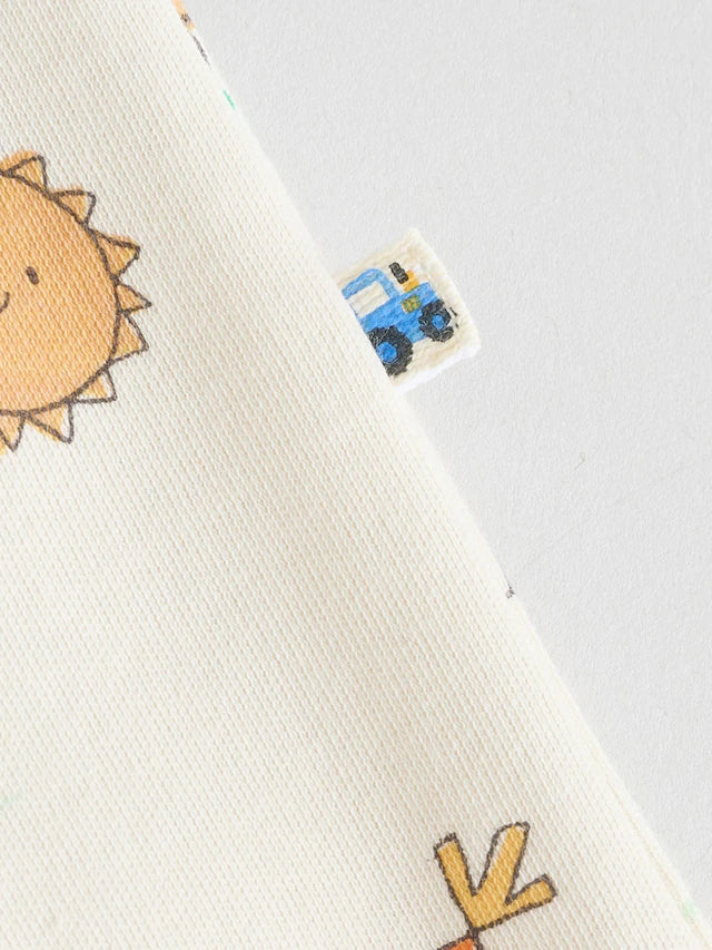 |BabyGirl| Pacote Com 3 Macacões Bordados Azuis Para Bebês (0 a 2 anos)