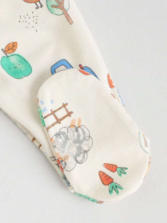 |BabyGirl| Pacote Com 3 Macacões Bordados Azuis Para Bebês (0 a 2 anos)