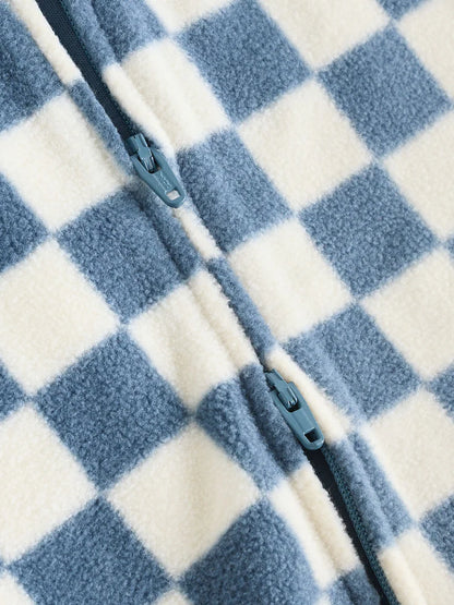 |BabyBoy| Pacote Com 2 Macacões De Dormir Com Zíper Bidirecional De Microfibra Blue Baby