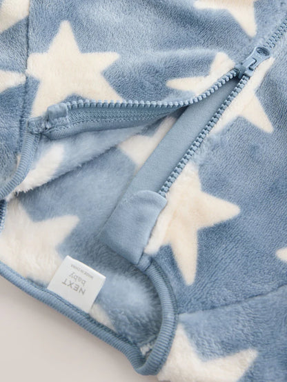 |BabyBoy| Macacão De Lã Azul Baby Star