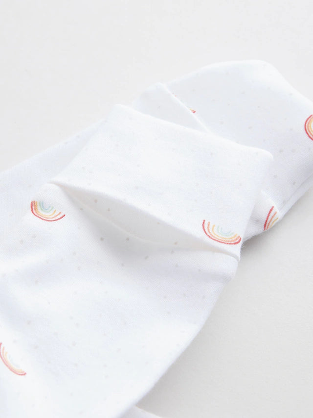 |BabyBoy| Pacote Com 7 Macacões De Dormir Brancos Para Bebês, Pacote com 4 (0-2 anos)