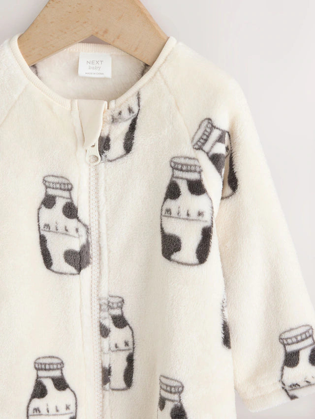 |BabyBoy| Macacão De Lã Branca Para Bebê Milk