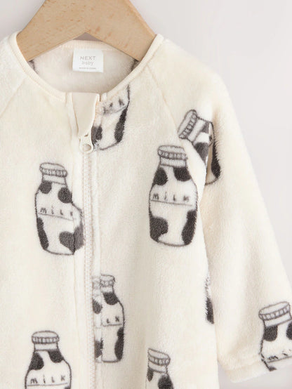 |BabyBoy| Macacão De Lã Branca Para Bebê Milk