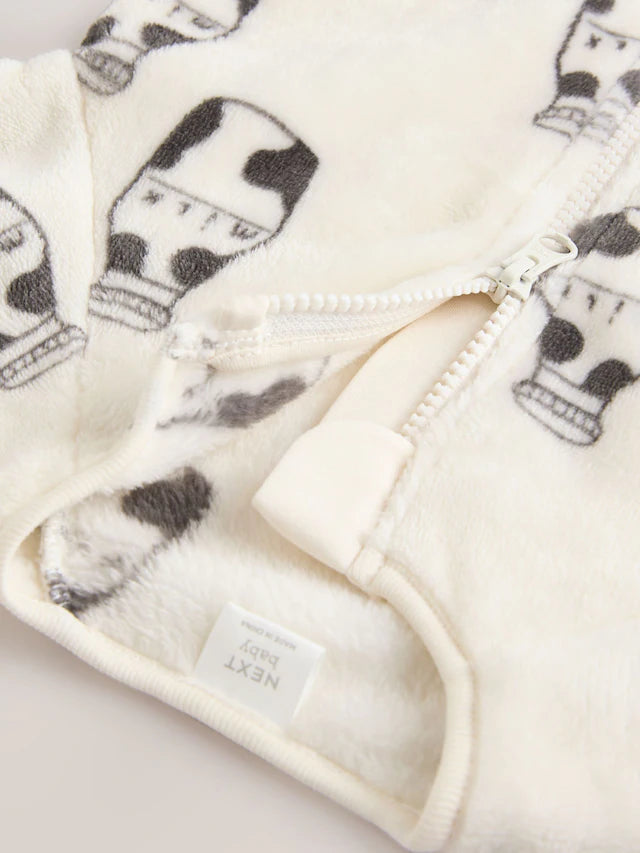 |BabyBoy| Macacão De Lã Branca Para Bebê Milk