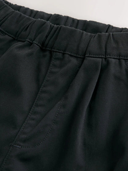 |Boy| Calça Cargo Preta Universitária (3 meses a 7 anos)