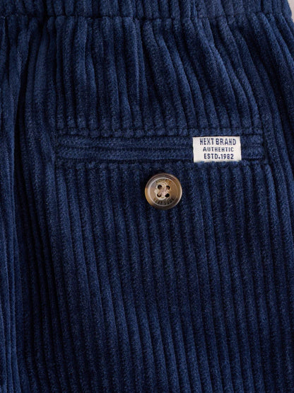 |Boy| Calças De Veludo Cotelê Azul Marinho (3 meses a 7 anos)