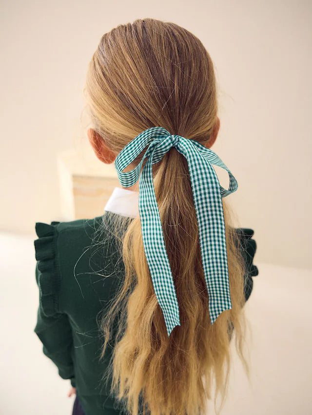 |BigGirl| Cardigan Escolar Verde De Algodão Com Babados Nos Ombros (3-16 anos)