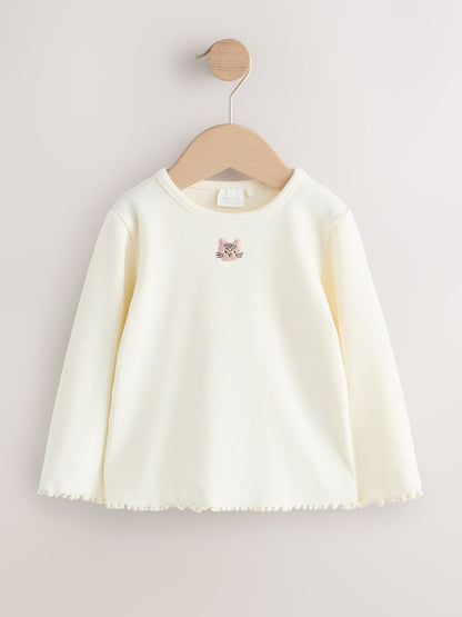 |Girl| Conjunto De Macacão Com Blusa e Meia-Calça Estampados De Animais (3 meses a 7 anos)