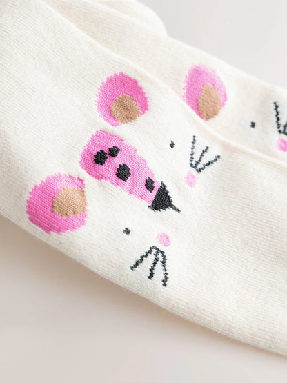 |Girl| Conjunto De Macacão Com Blusa e Meia-Calça Estampados De Animais (3 meses a 7 anos)