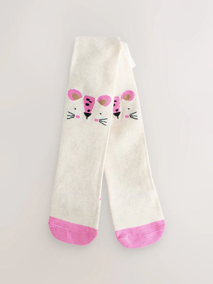 |Girl| Conjunto De Macacão Com Blusa e Meia-Calça Estampados De Animais (3 meses a 7 anos)