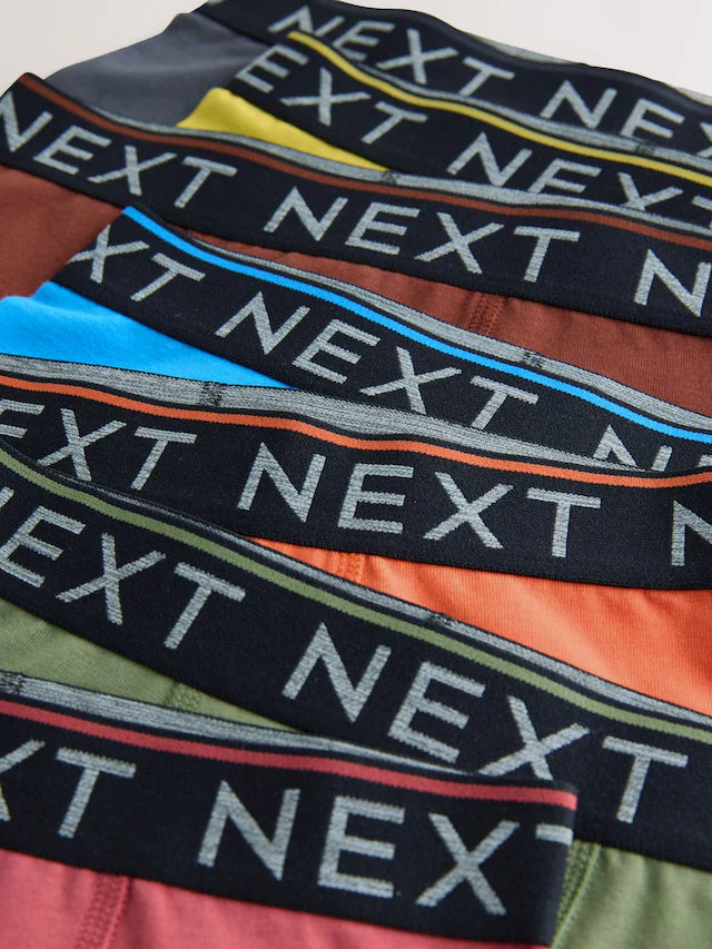 |BigBoy| Pacote Com 7 Shorts Multicoloridos e Cós Preto (2 a 16 anos)