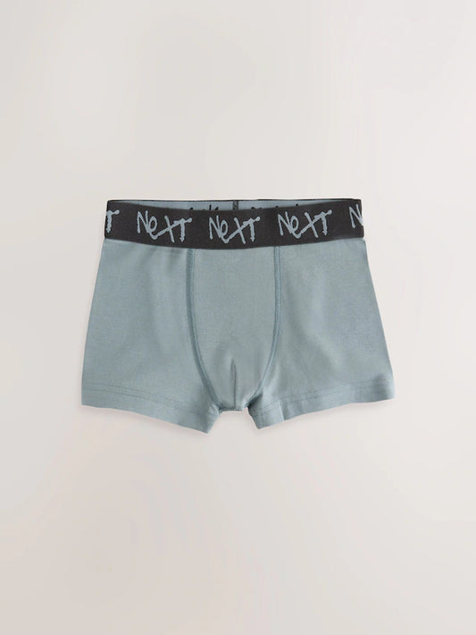 |BigBoy| Pacote Com 7 Shorts Mineral Multi Com Cós Azul Marinho (2 a 16 anos)