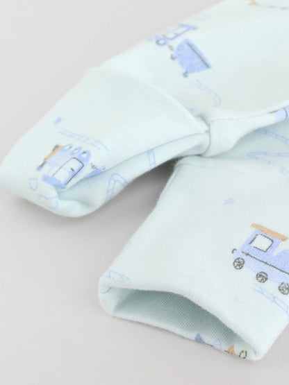 |BabyBoy| Pacote Com 3 Macacões Bordados Para Bebês, Branco/Azul