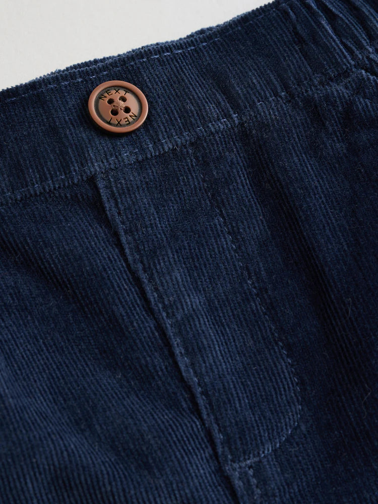 |BabyBoy| Conjunto De Blusa e Calça De Malha Listrada Azul Marinho Para Bebê (0 meses a 2 anos)