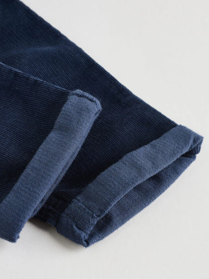 |BabyBoy| Conjunto De Blusa e Calça De Malha Listrada Azul Marinho Para Bebê (0 meses a 2 anos)