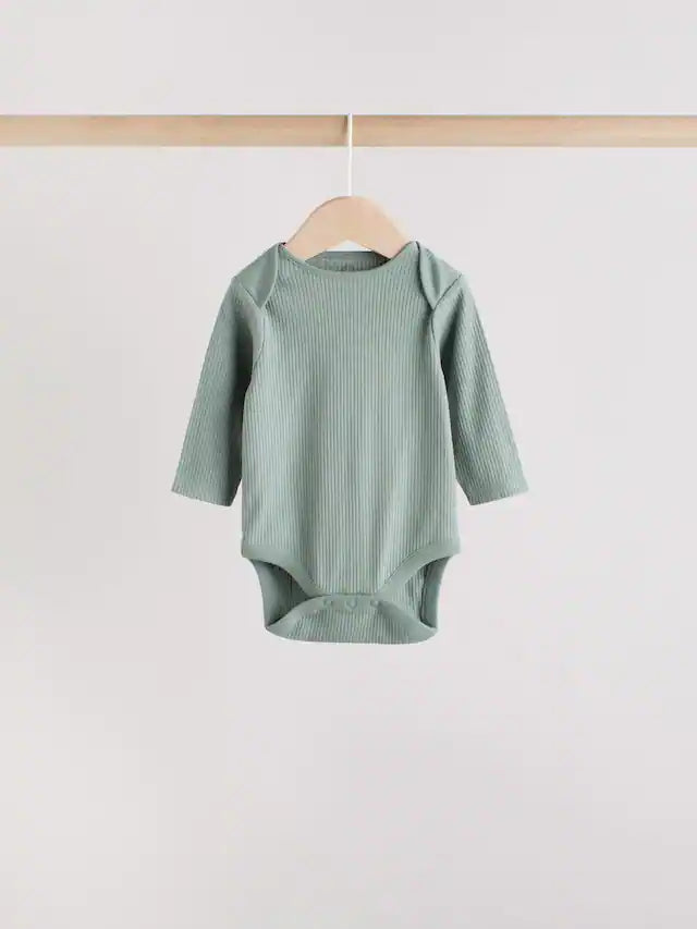 |BabyBoy| Pacote Com 5 Macacões De Manga Comprida Blue Baby