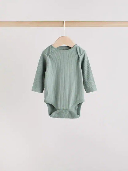 |BabyBoy| Pacote Com 5 Macacões De Manga Comprida Blue Baby