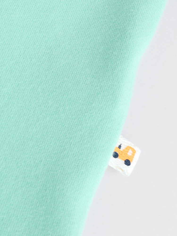 |BabyBoy| Conjunto De 6 Peças De Blusas e Leggings Bright Farm Para Bebês (0 meses a 3 anos)