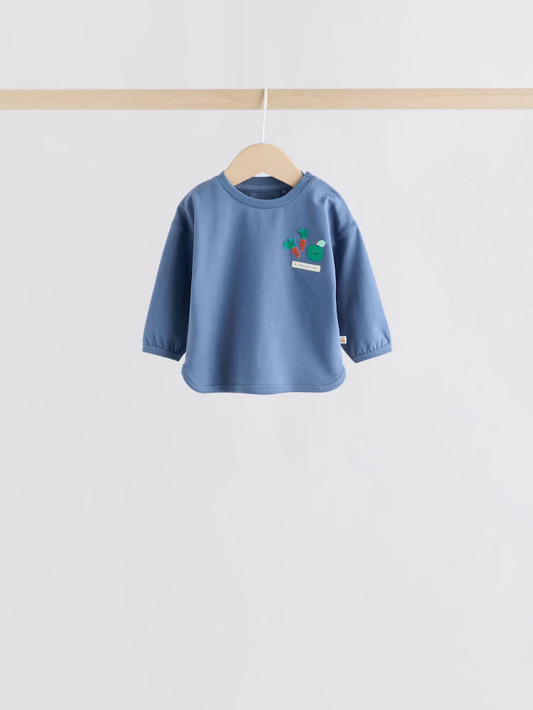 |BabyBoy| Conjunto De 6 Peças De Blusas e Leggings Bright Farm Para Bebês (0 meses a 3 anos)