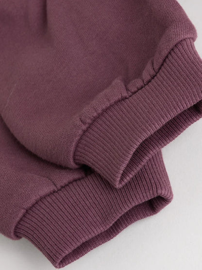 |BabyBoy| Conjunto De Moletom e Calça De Moletom Para Bebê, Vermelho, Urso, Bordô (0 meses a 2 anos)