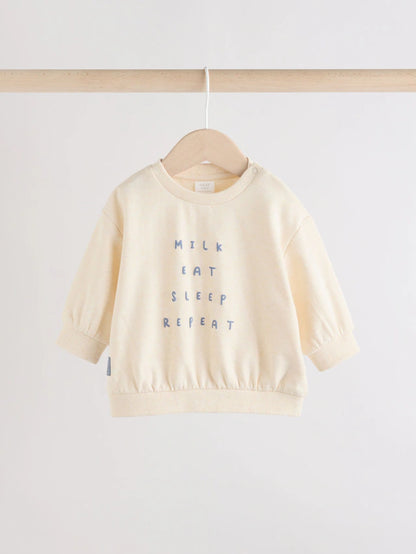 |BabyBoy| Conjunto De Blusa e Leggings Azul Para Bebê (0-18 meses)