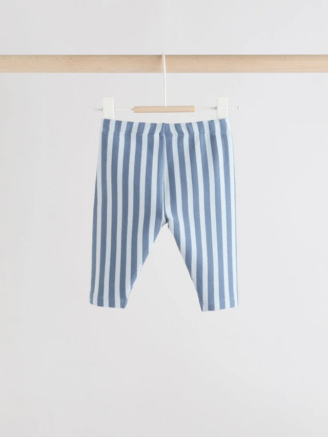 |BabyBoy| Conjunto De Blusa e Leggings Azul Para Bebê (0-18 meses)