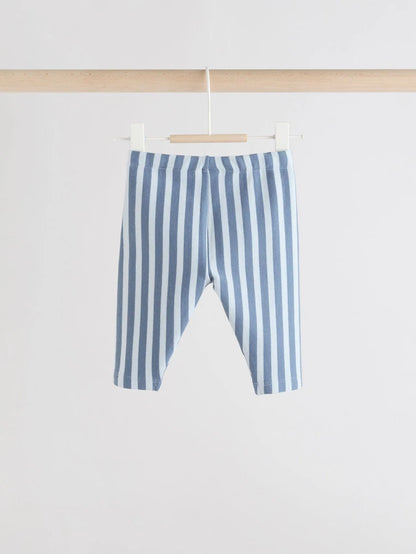 |BabyBoy| Conjunto De Blusa e Leggings Azul Para Bebê (0-18 meses)