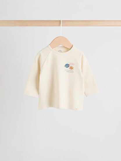 |BabyBoy| Conjunto De 2 Peças De Blusa e Leggings Blue Space Baby (0 meses a 3 anos)