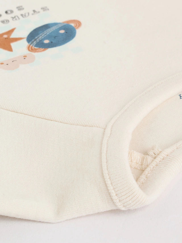 |BabyBoy| Conjunto De 2 Peças De Blusa e Leggings Blue Space Baby (0 meses a 3 anos)