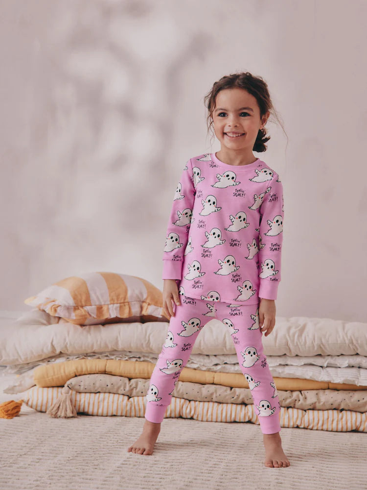 |Girl| Pijama Pink Boo! Ghost Halloween Snuggle (9 meses a 12 anos)
