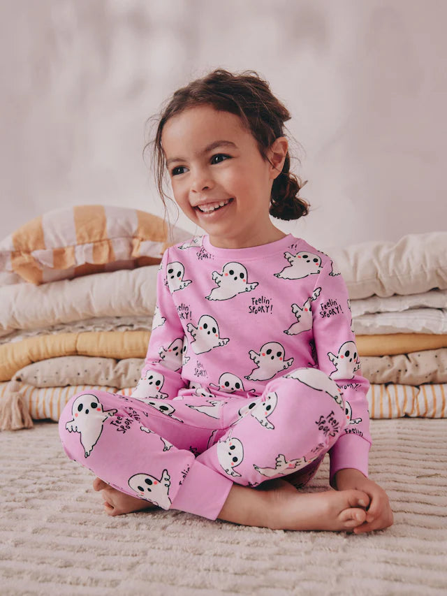 |Girl| Pijama Pink Boo! Ghost Halloween Snuggle (9 meses a 12 anos)