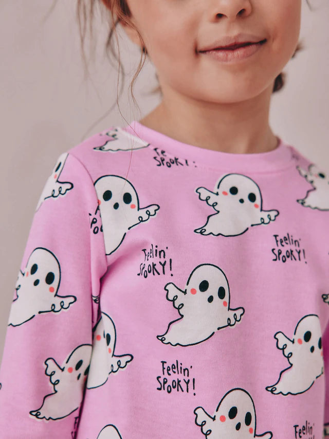 |Girl| Pijama Pink Boo! Ghost Halloween Snuggle (9 meses a 12 anos)