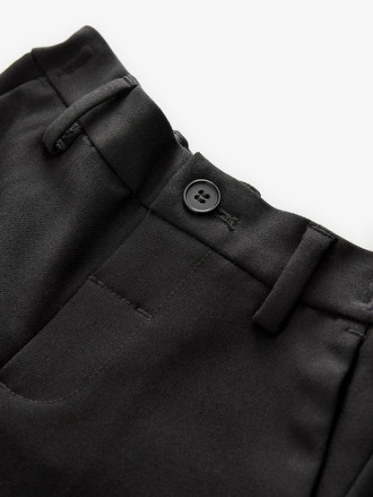 |Boy| Conjunto De Blazer Preto, Camisa, Calça e Gravata Borboleta (3 meses a 9 anos)