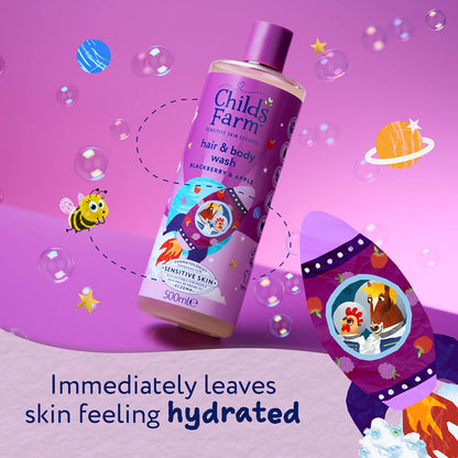 Child's Farm Gel de Banho e Cabelo Amora e Maçã 500ml