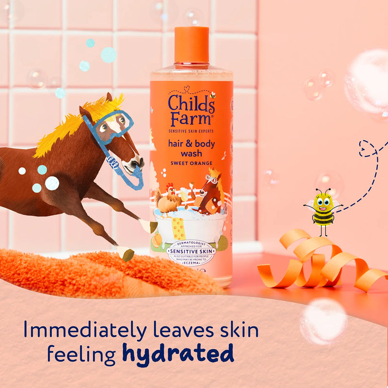 Child's Farm Gel de Banho e Cabelo Laranja Doce 500ml