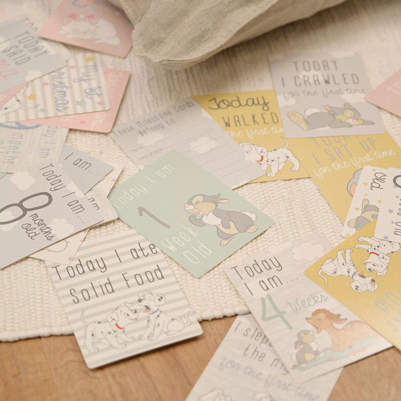 Disney Cartões de marcos do bebê Magical Beginnings: 30 anos
