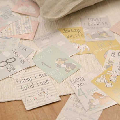 Disney Cartões de marcos do bebê Magical Beginnings: 30 anos