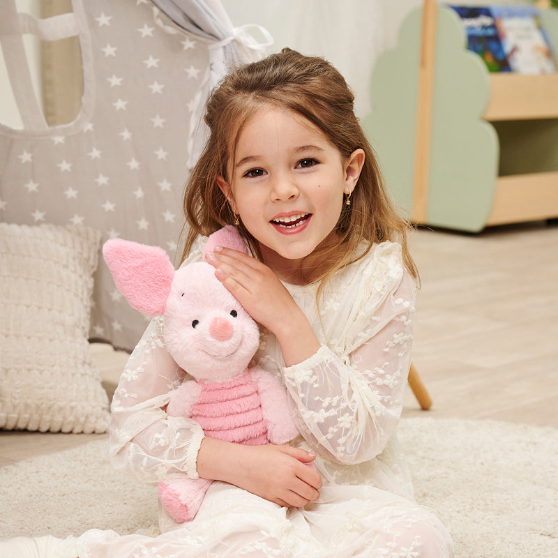 Disney Pelúcia Leitão de 25 cm, personagem fofinho para crianças, quartos de bebê e fãs do Bosque dos Cem Acres