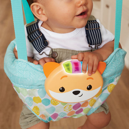 Infantino Jumper de porta com música e luzes 2 em 1