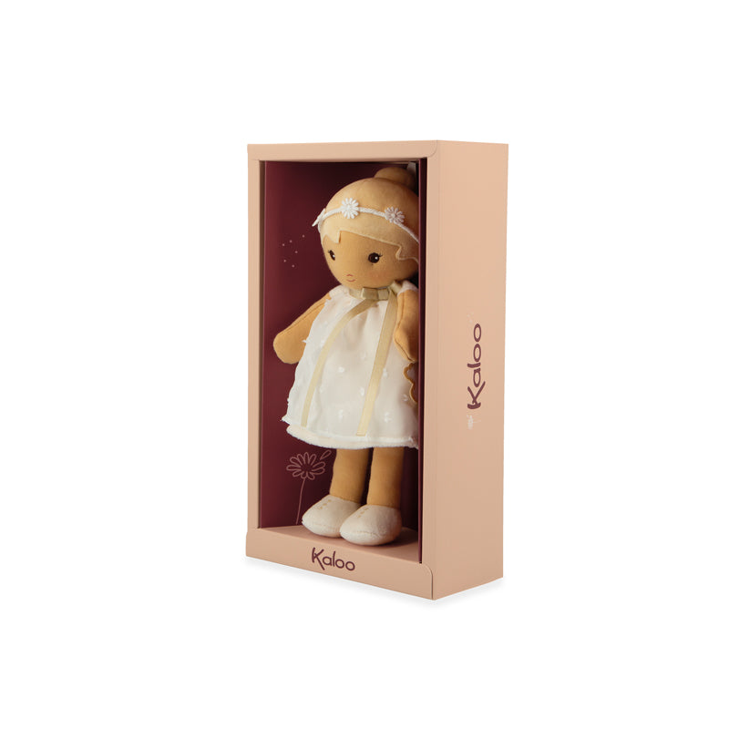 Kaloo Boneca Tendresse Daphne, 25 cm. Poliéster reciclado, plástico reciclado.