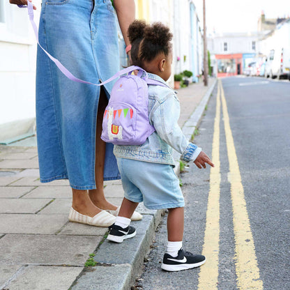 LittleLife Mochila infantil com estampa de lhama.