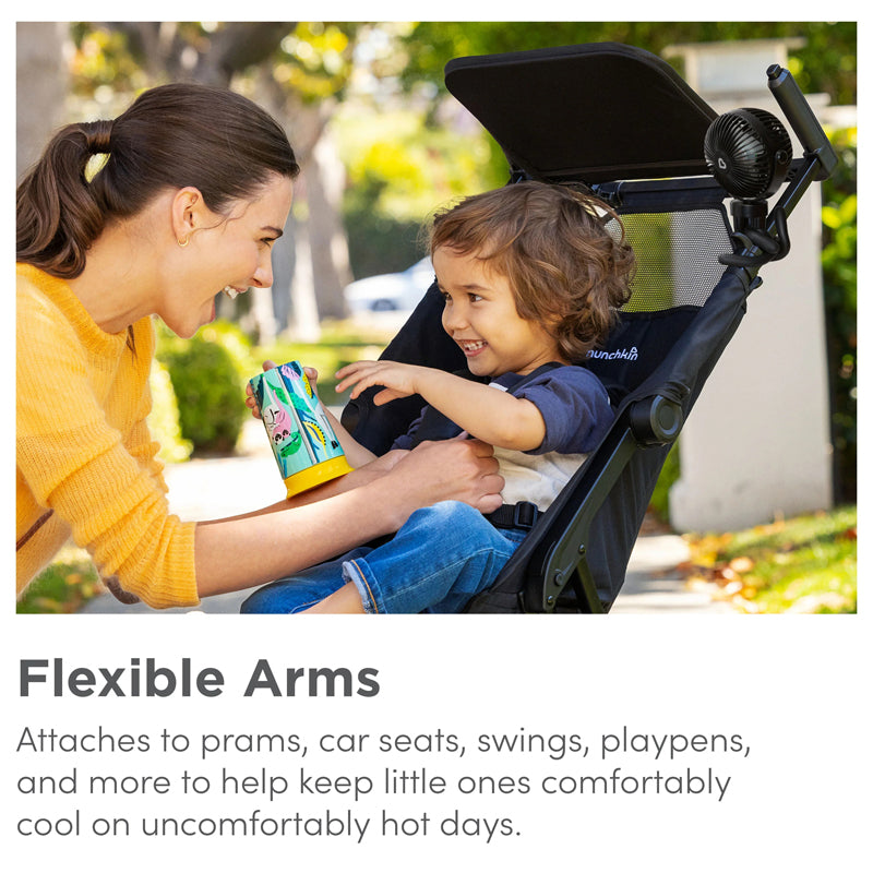 Munchkin Ventilador com luz LED para carrinho de bebê